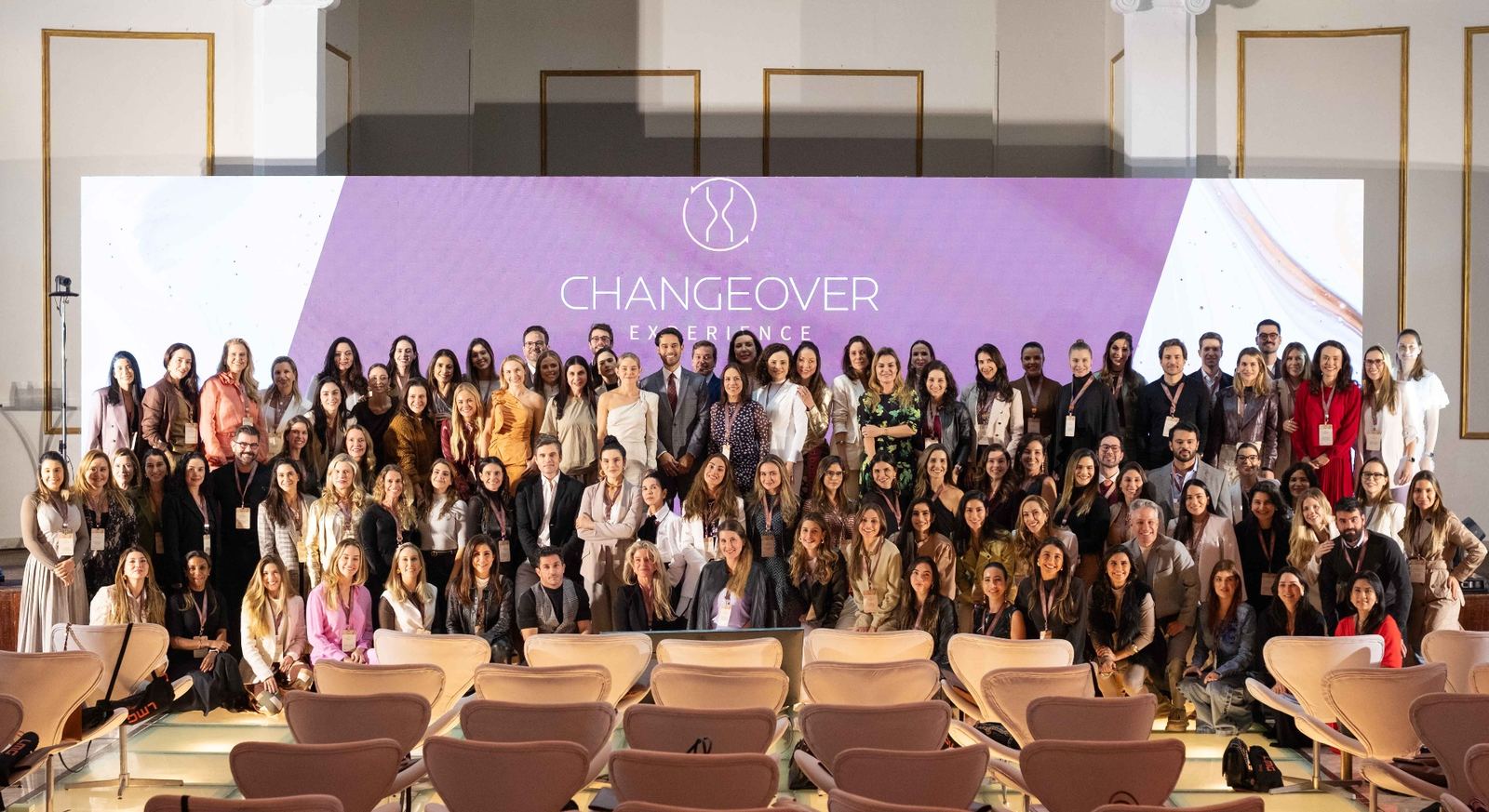 Foto de grupo do Changeover Experience